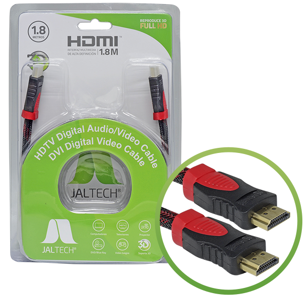 CABLE HDMI 1.8M JALTECH